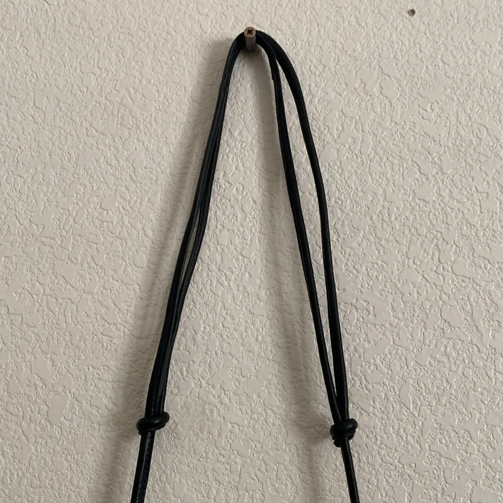 LUCKY BRAND Women’s Black Crossbody Bag with Easy Sliding Adjustable Strap